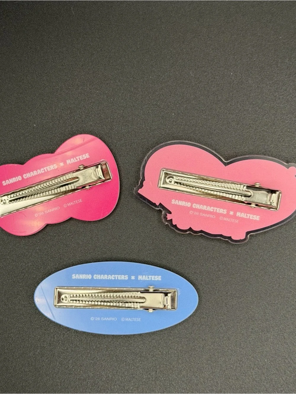 Sanrio X Maltese Hello Kitty hair clips (price for set) hc28